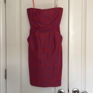 J Crew strapless dress. Total length 27”